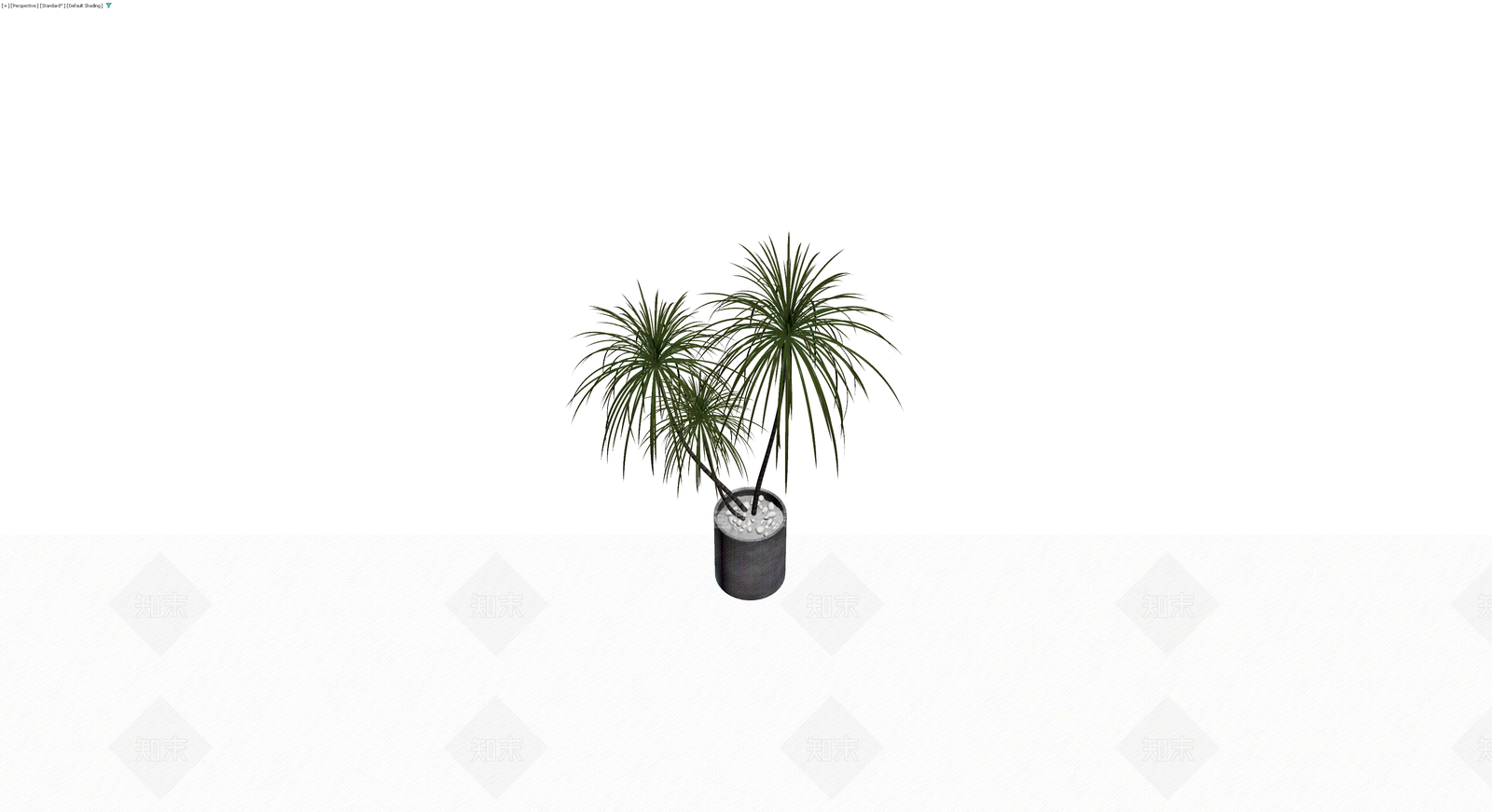 带盆绿植盆栽3D模型下载【ID:1230540656】