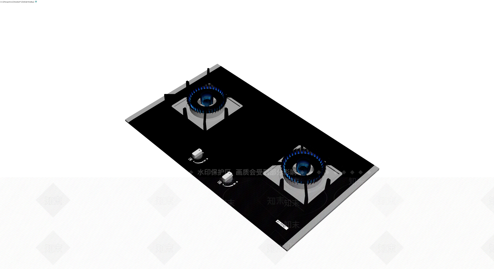 双头燃气灶模型3D模型下载【ID:1230368820】