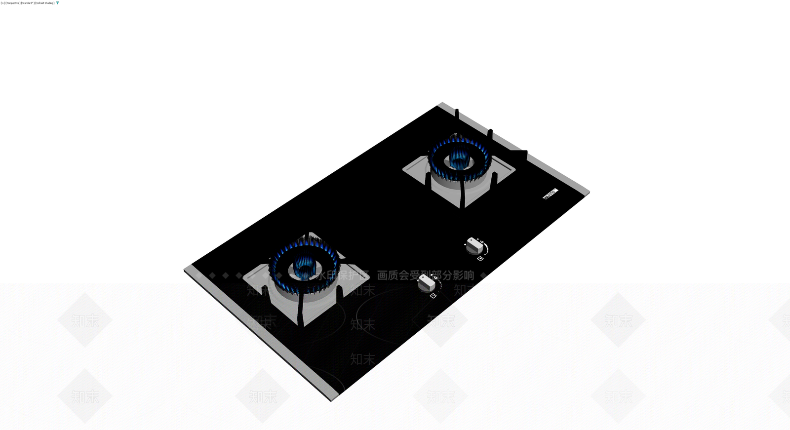 双头燃气灶模型3D模型下载【ID:1230368820】