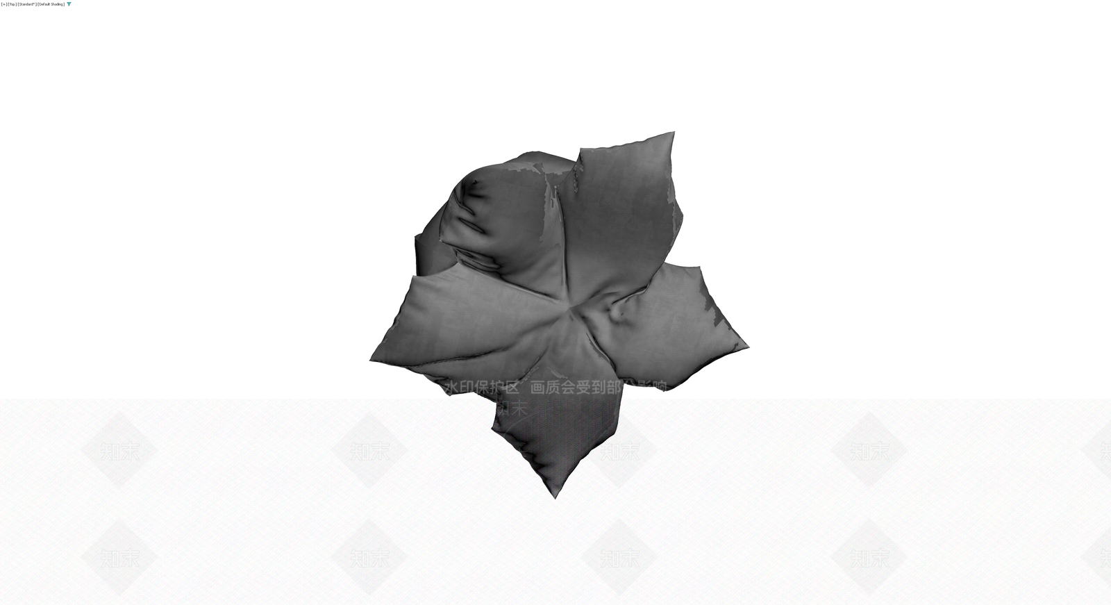 灰色布艺软体雕塑3D模型下载【ID:1230742464】