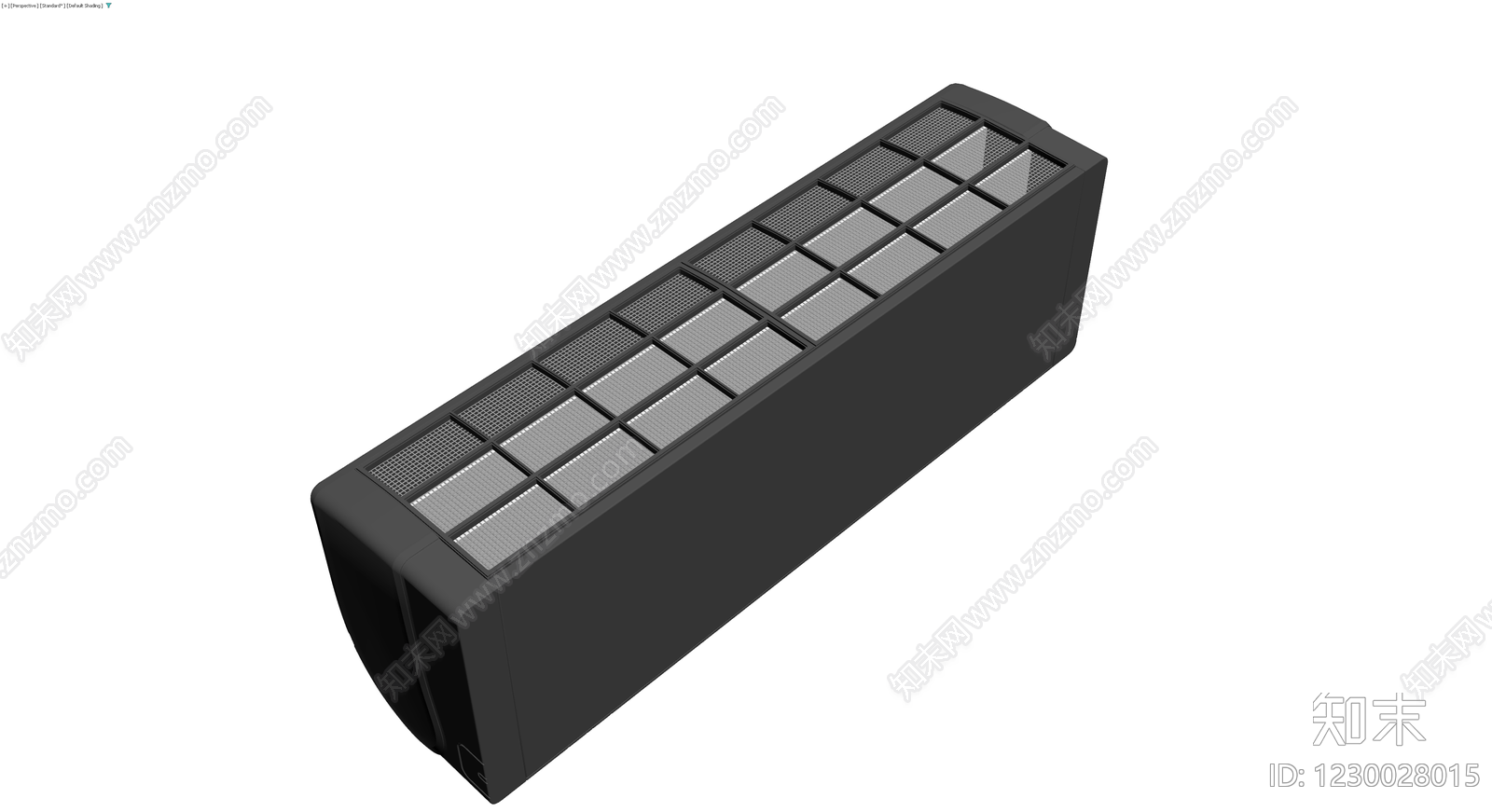 海尔黑色挂壁式空调3D模型下载【ID:1230028015】