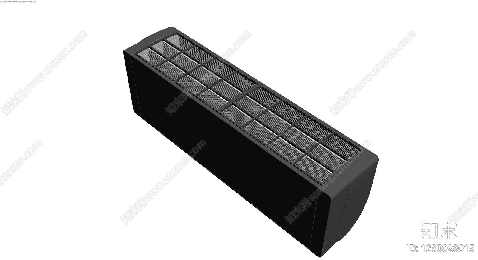 海尔黑色挂壁式空调3D模型下载【ID:1230028015】