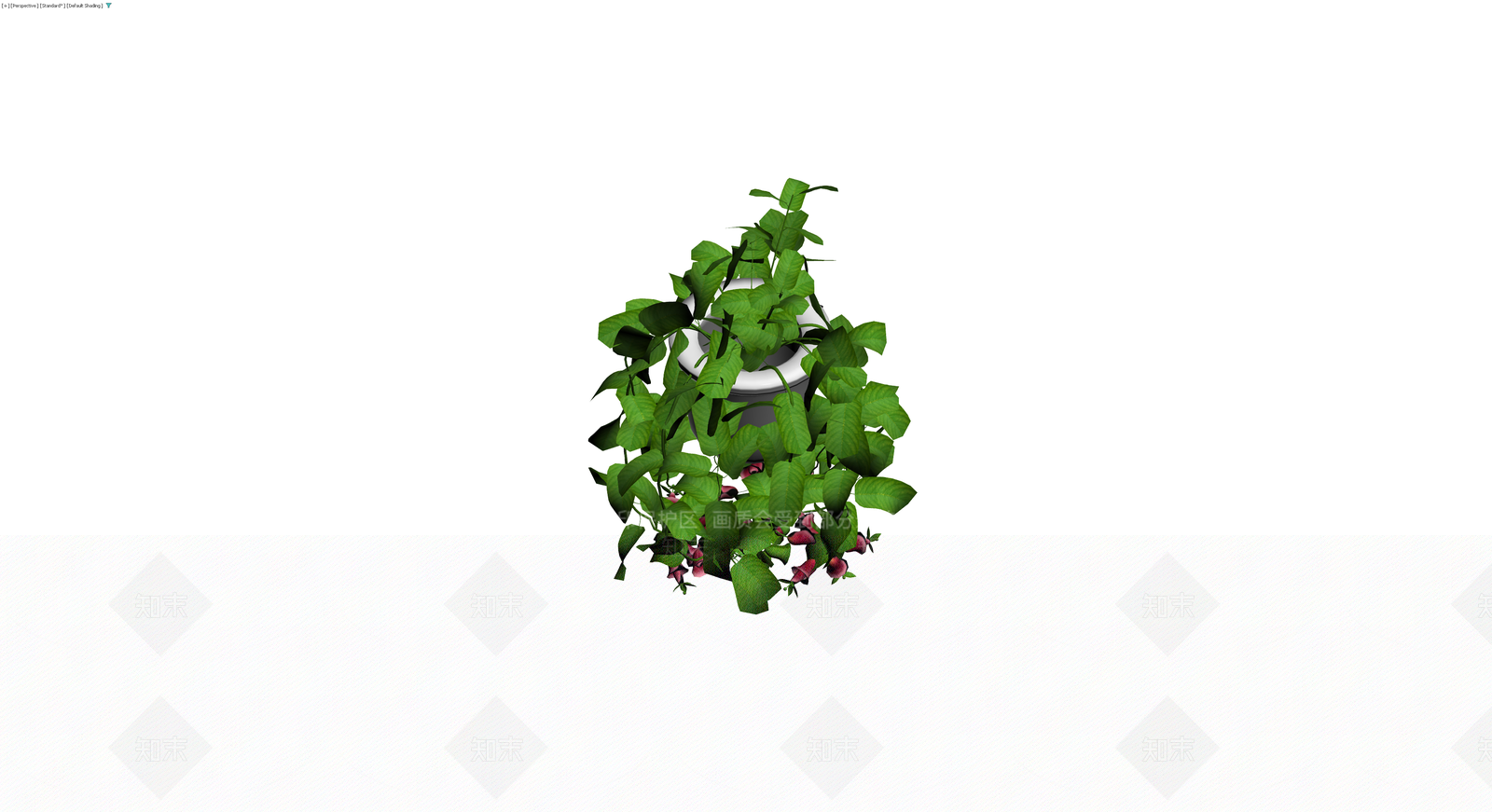 带盆垂吊植物盆栽3D模型下载【ID:1230741599】