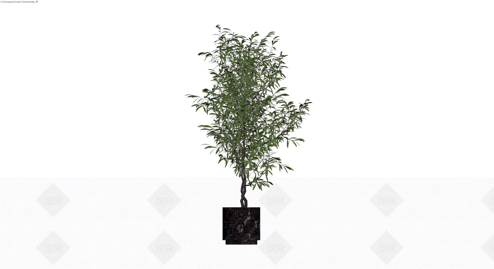 带盆绿植盆栽3D模型下载【ID:1230361283】