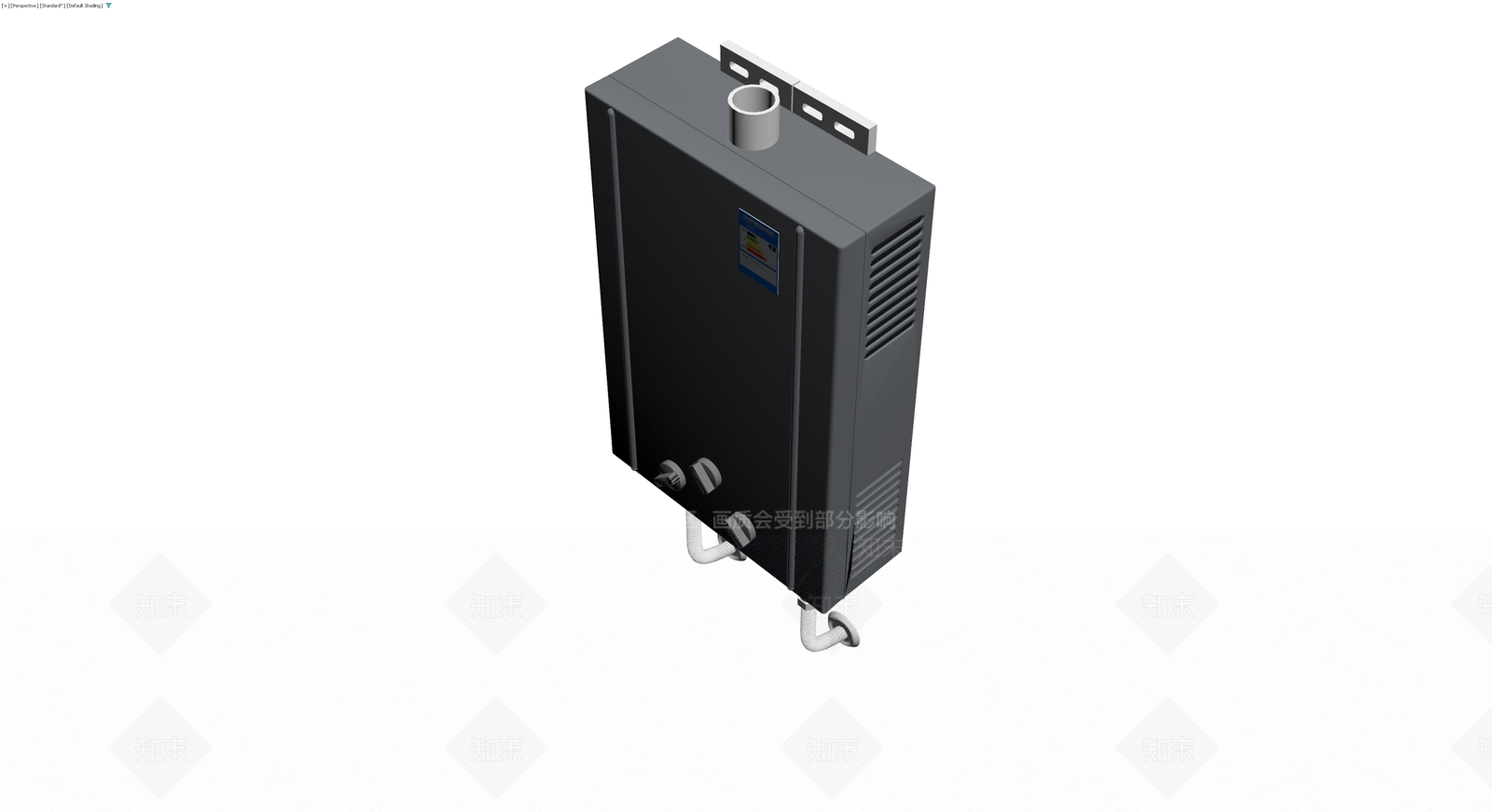 燃气热水器完整模型3D模型下载【ID:1230402665】