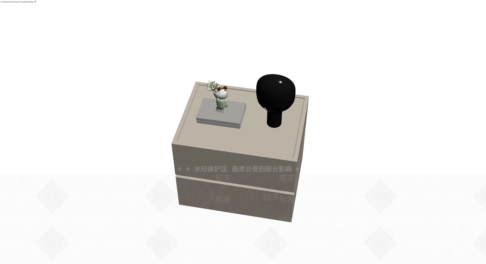 梳妆台组合模型3D模型下载【ID:1230096422】