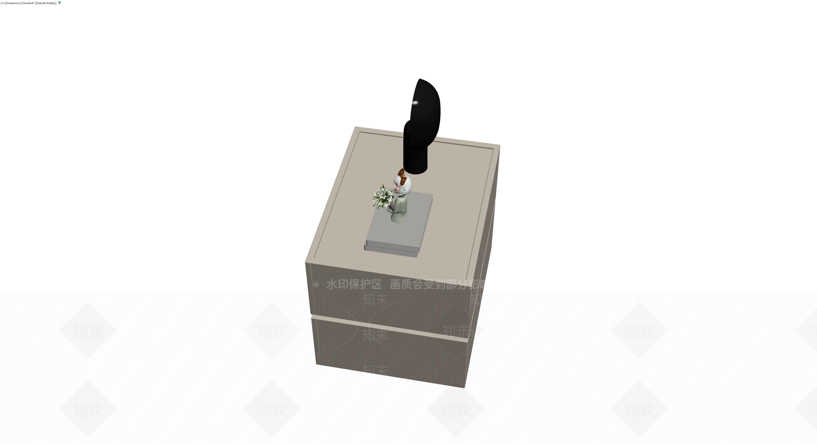 梳妆台组合模型3D模型下载【ID:1230096422】