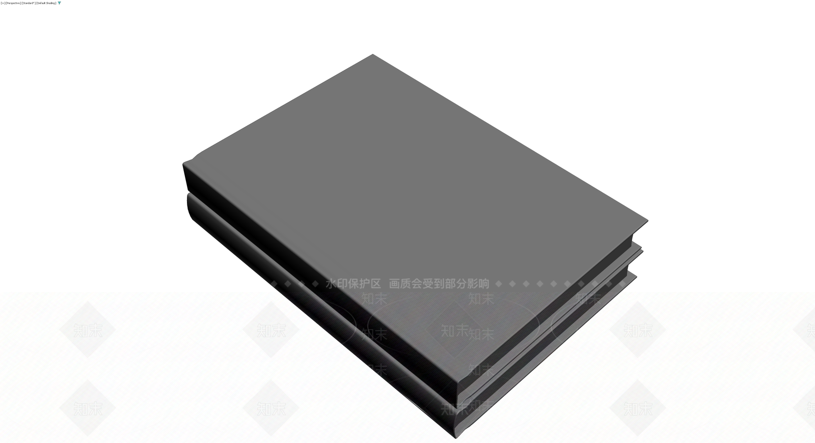 灰色书籍组合模型3D模型下载【ID:1230415771】
