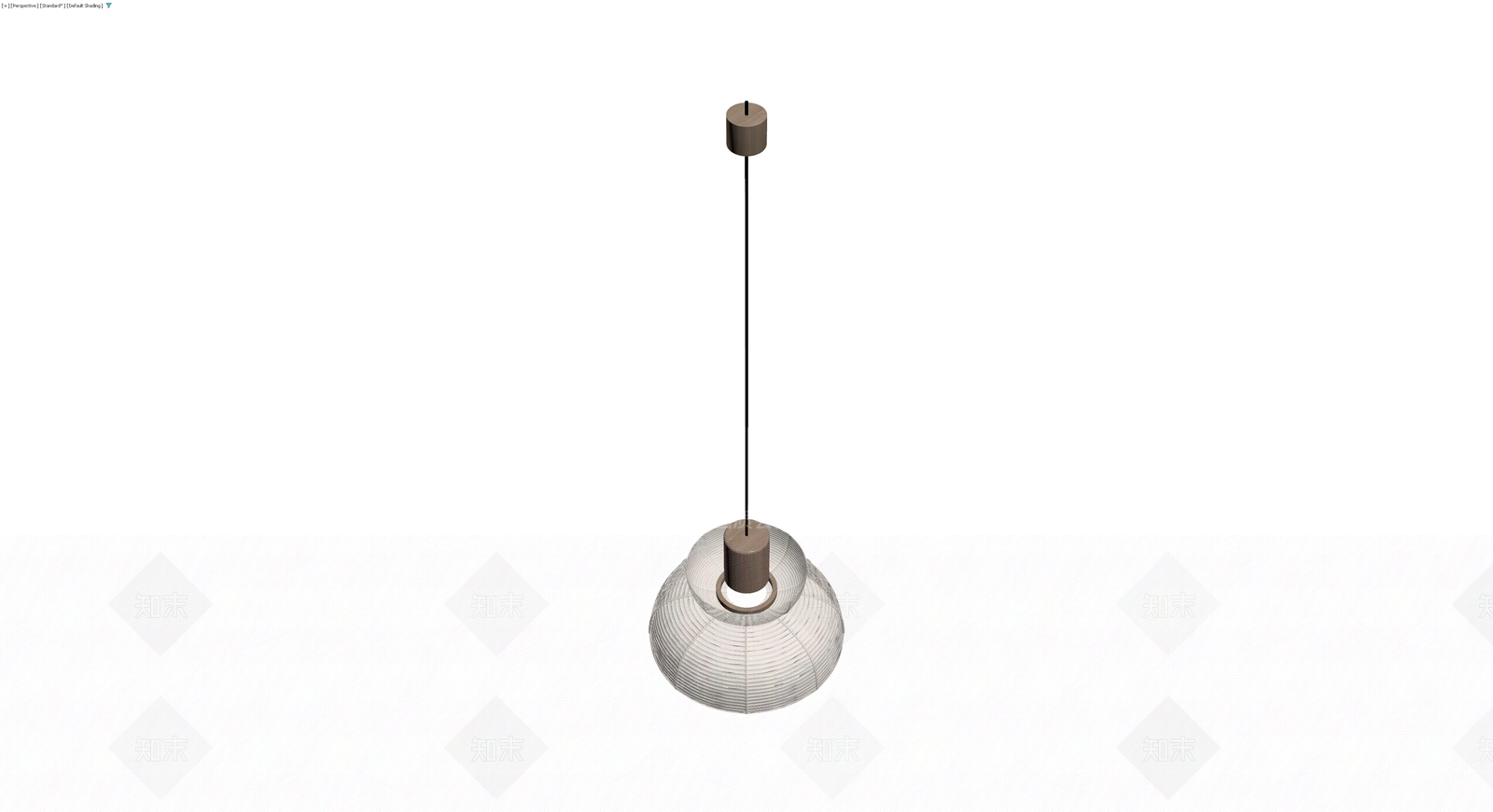 木质纸艺吊灯3D模型下载【ID:1229955332】