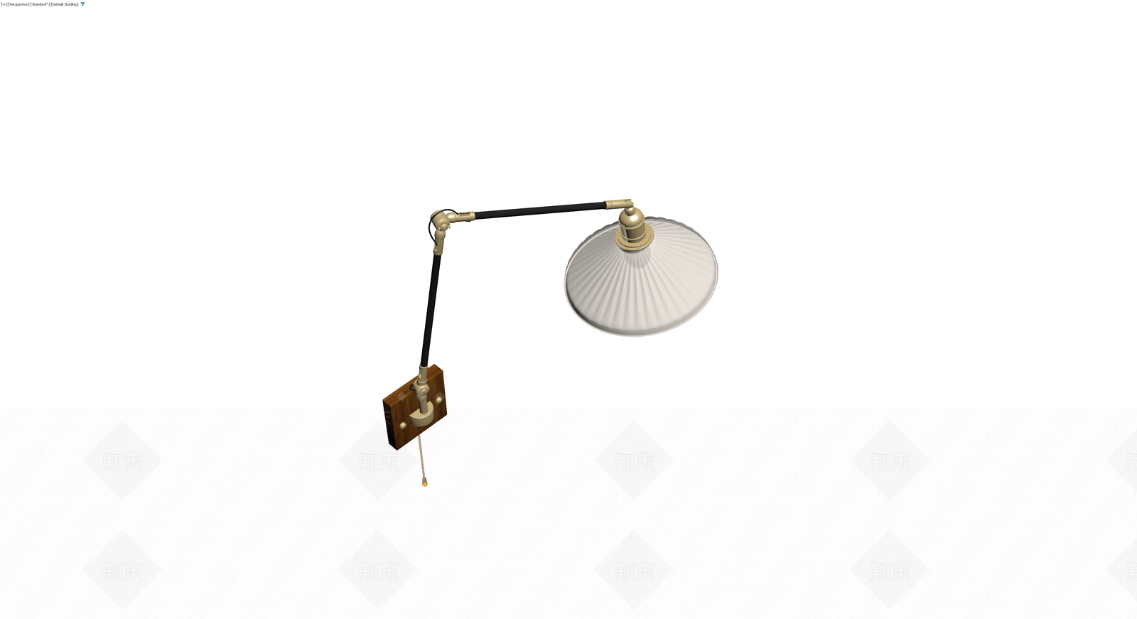 复古金属壁灯3D模型下载【ID:1230364933】