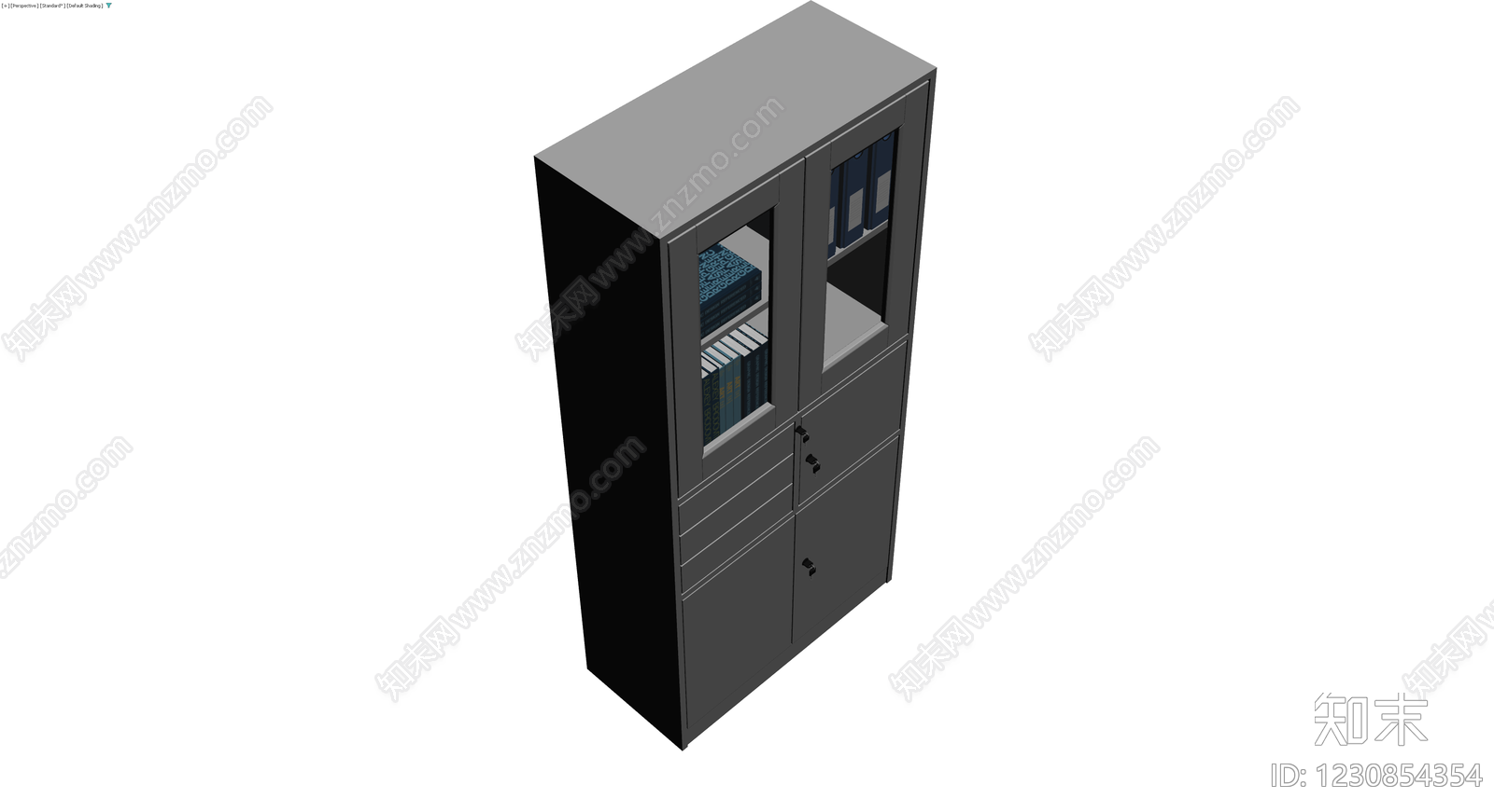 带藏品展示柜3D模型下载【ID:1230854354】
