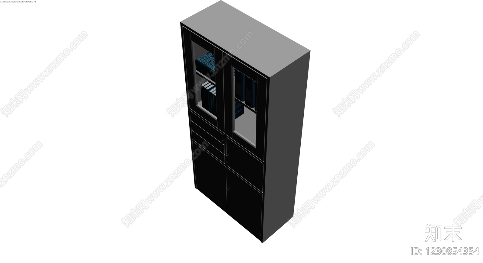 带藏品展示柜3D模型下载【ID:1230854354】