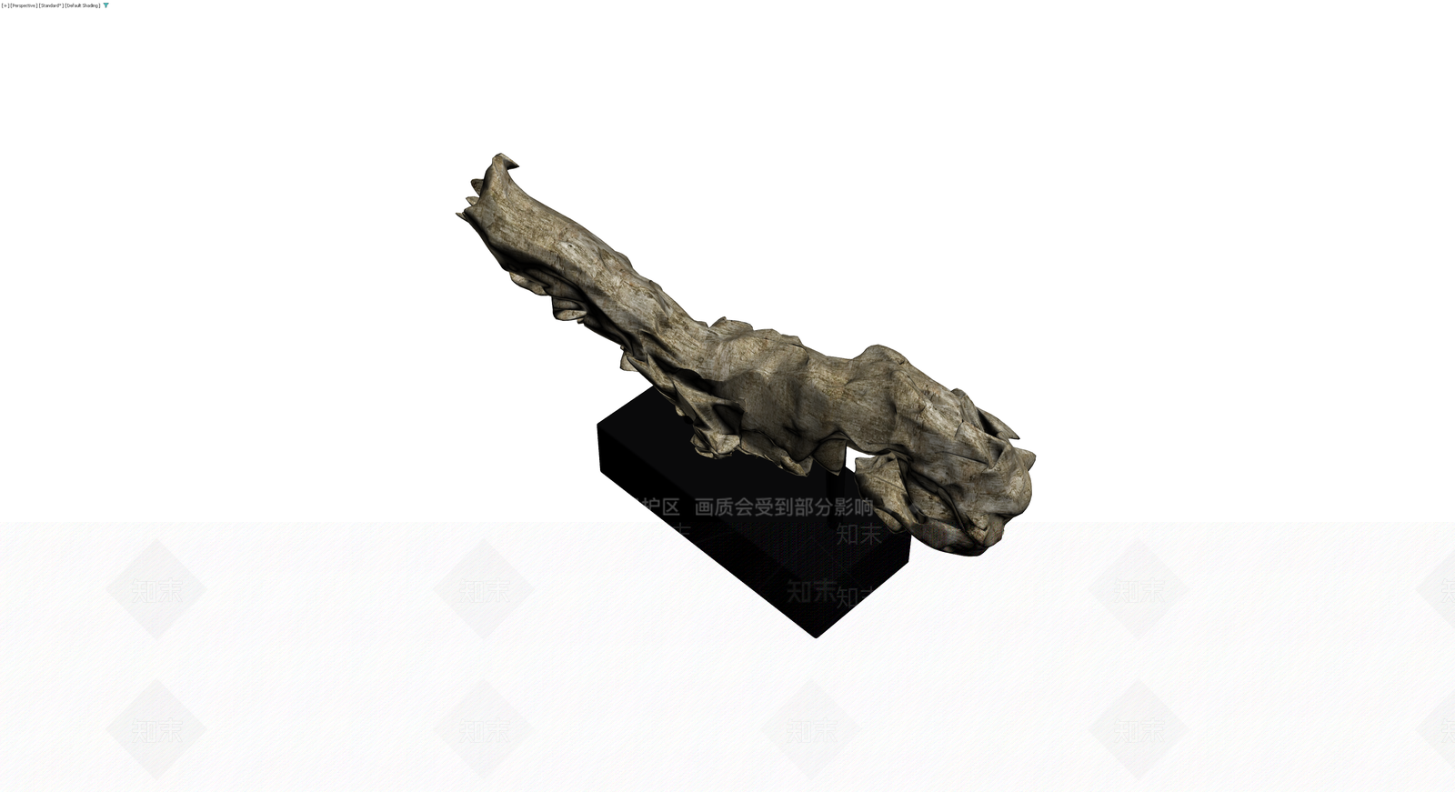 不规则造型雕塑摆件3D模型下载【ID:1230400816】