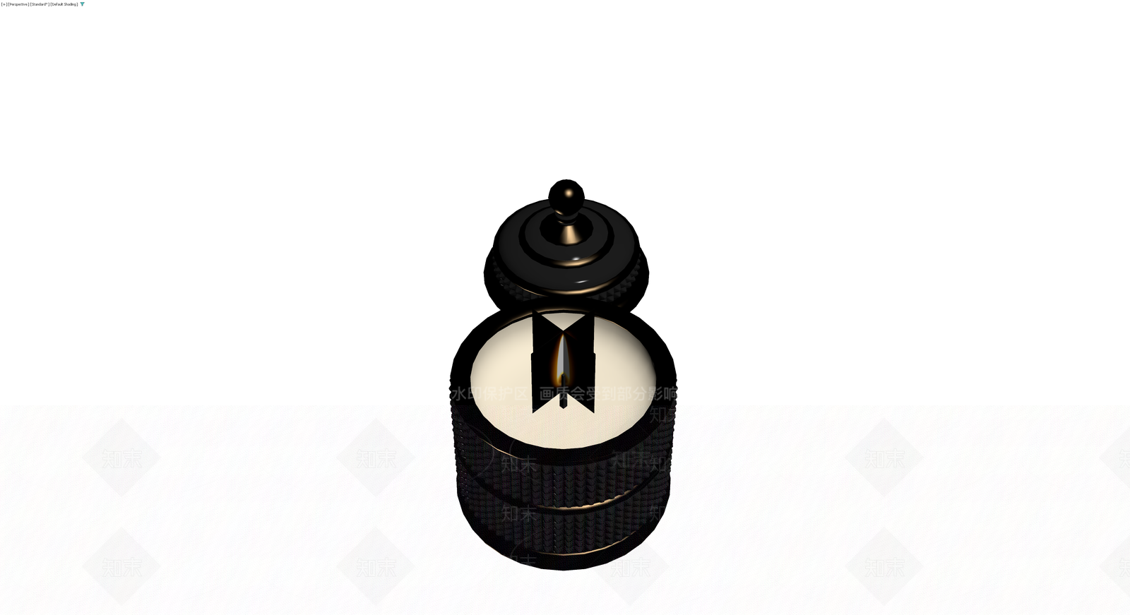 黑金纹香薰蜡烛模型3D模型下载【ID:1230709165】