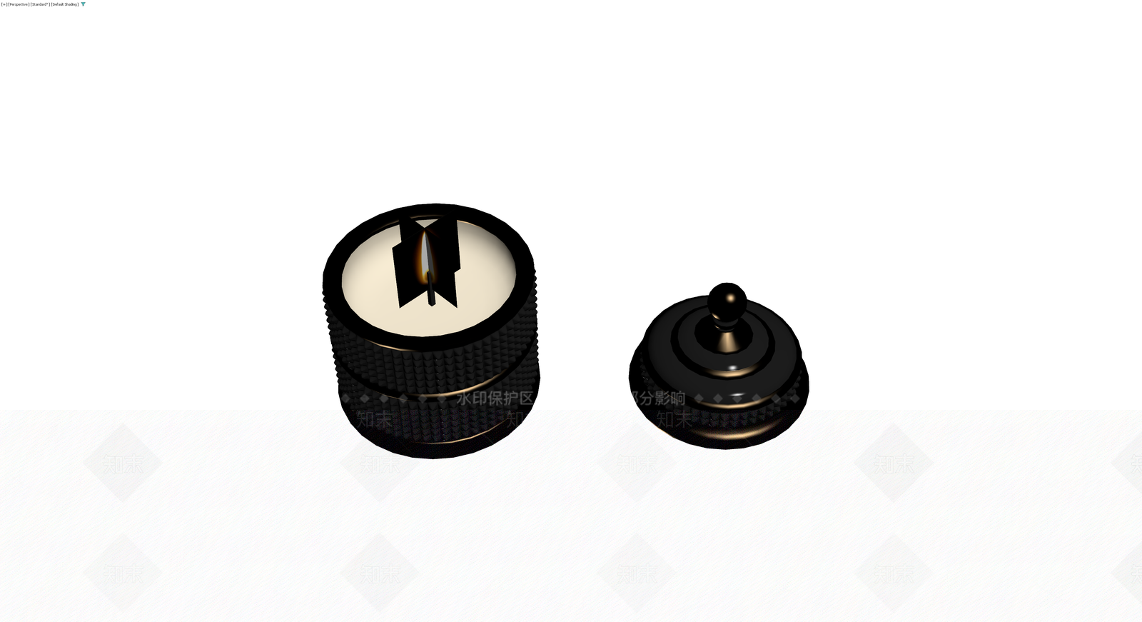 黑金纹香薰蜡烛模型3D模型下载【ID:1230709165】