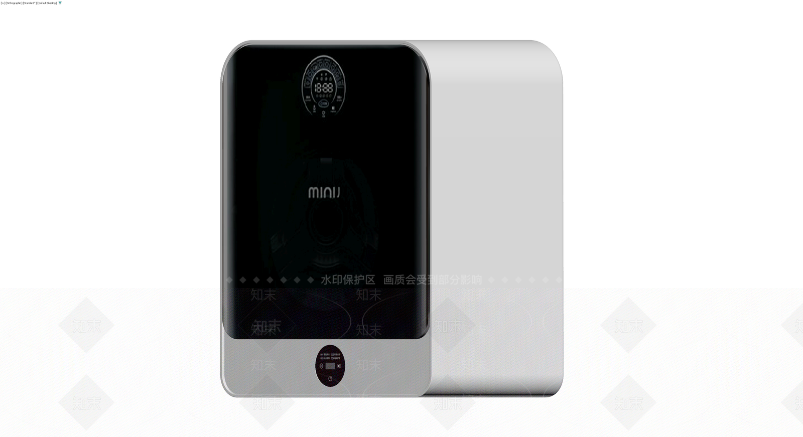 白色智能烘干机3D模型下载【ID:1230320813】