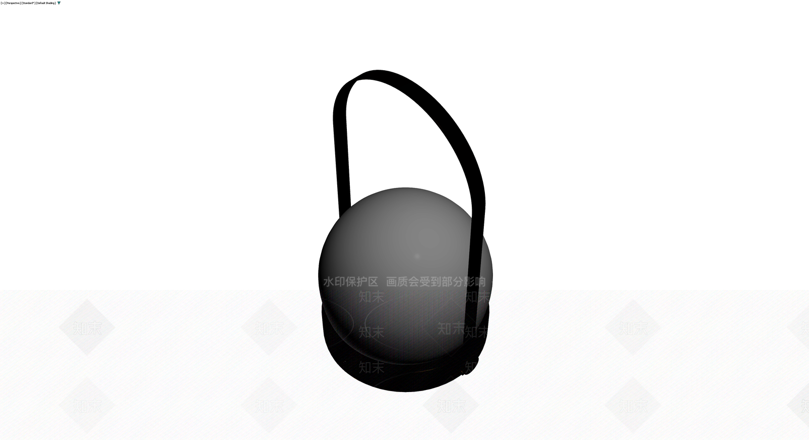 黑框灰球造型台灯3D模型下载【ID:1230378809】