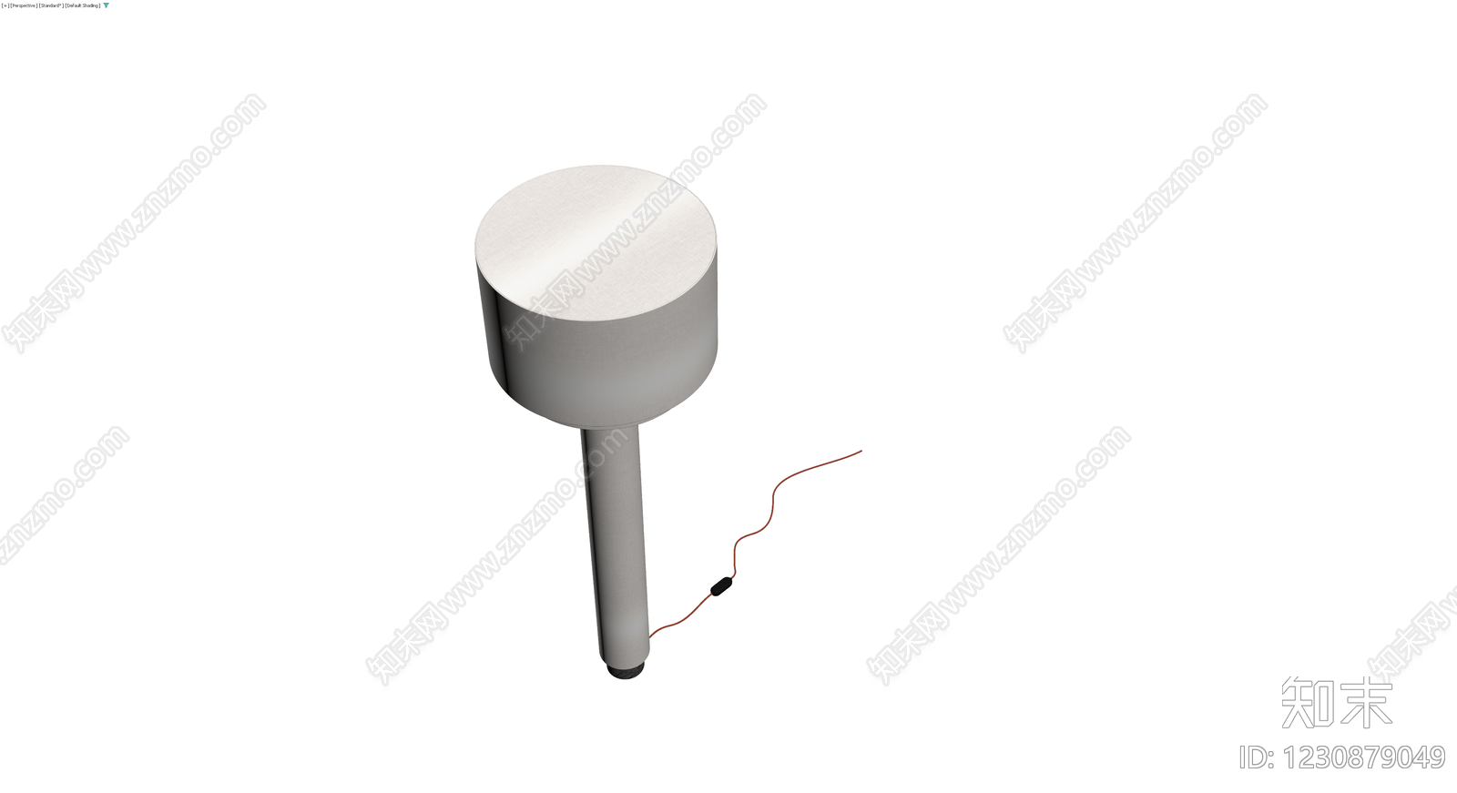 圆柱落地灯3D模型下载【ID:1230879049】