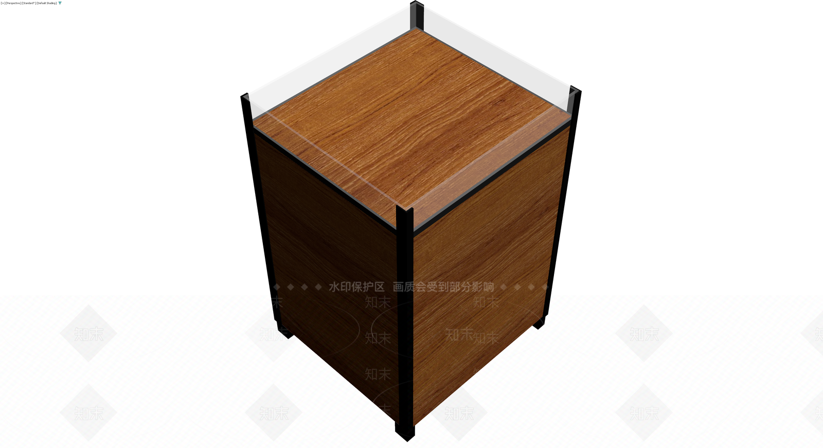 木纹双门储物柜3D模型下载【ID:1229876045】