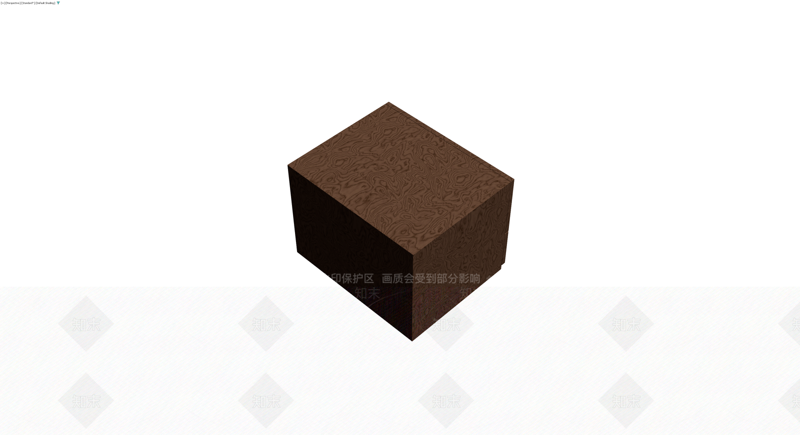 双抽屉木纹床头柜3D模型下载【ID:1230431560】