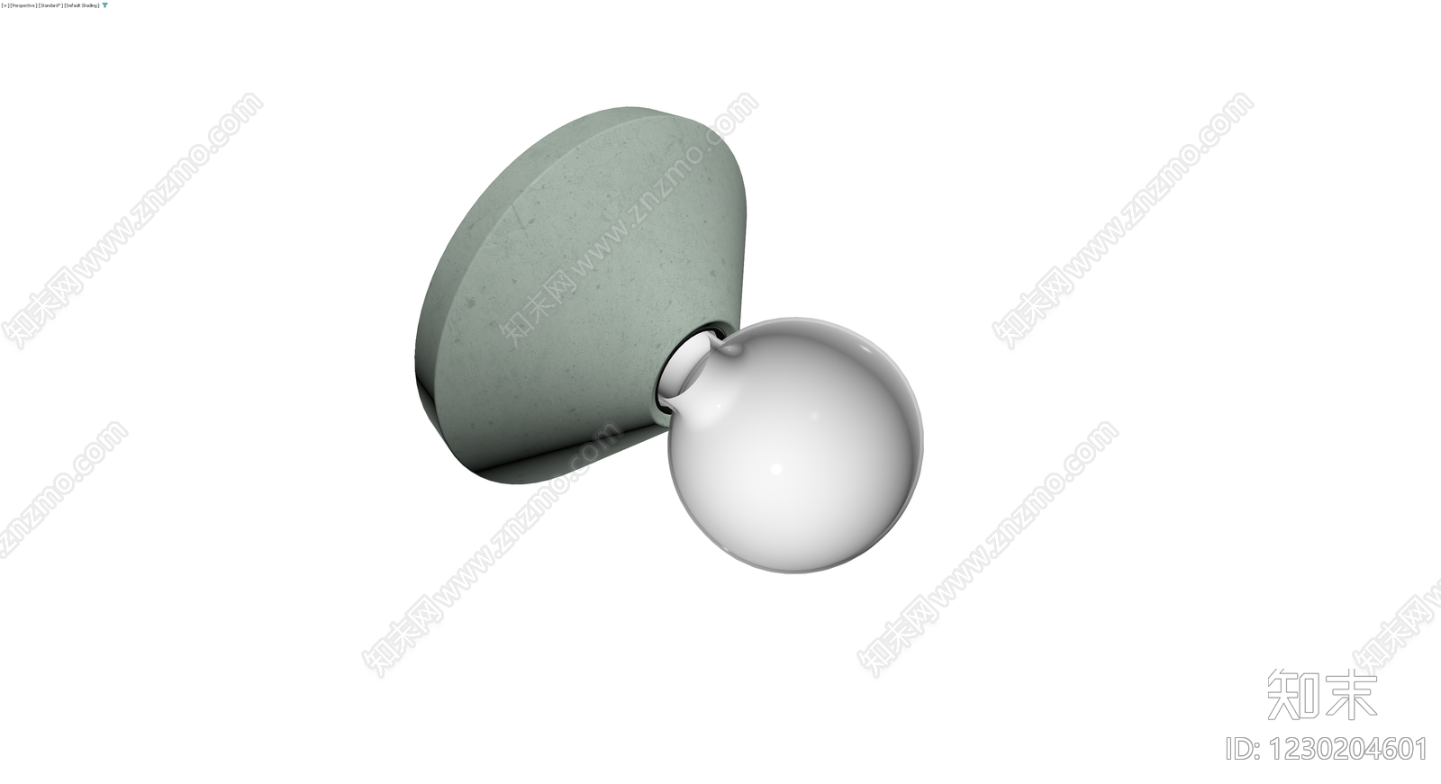 灰模壁灯模型3D模型下载【ID:1230204601】
