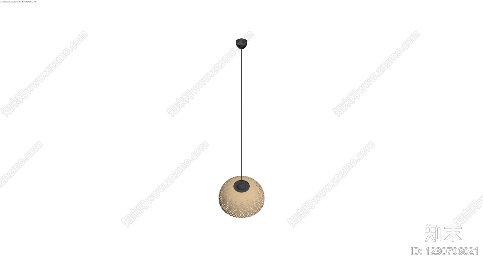 编织纹理吊灯3D模型下载【ID:1230796021】