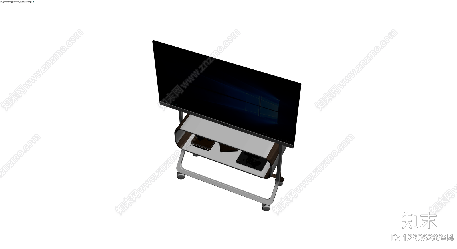 带轮电视置物架3D模型下载【ID:1230828344】