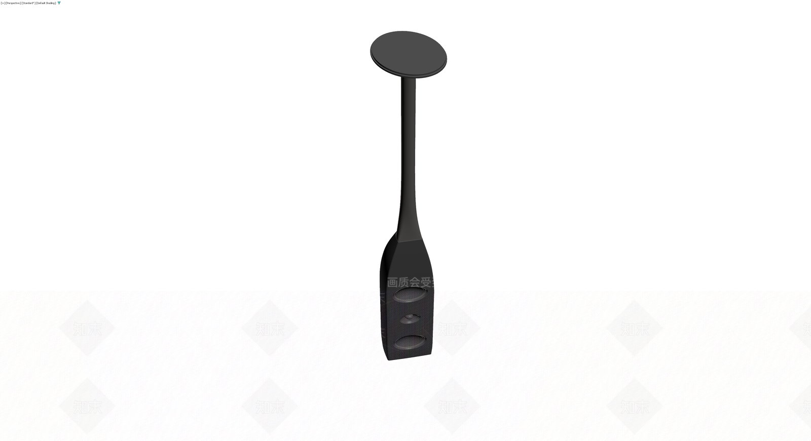 黑色多功能长柄厨具3D模型下载【ID:1230097458】