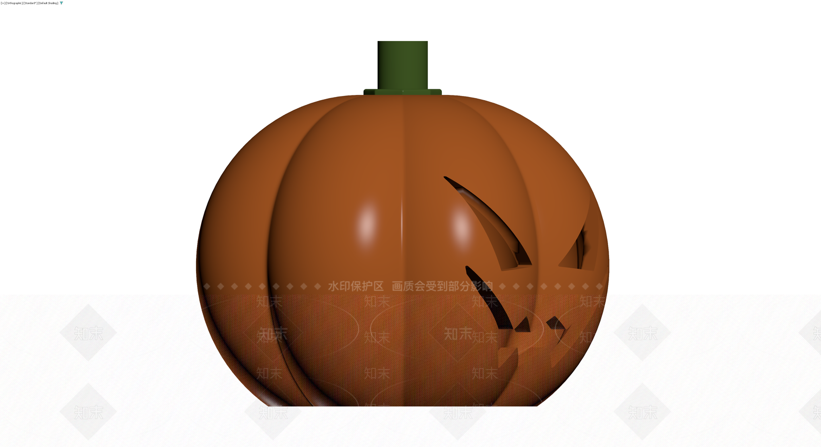 万圣节南瓜灯装饰品3D模型下载【ID:1229673282】