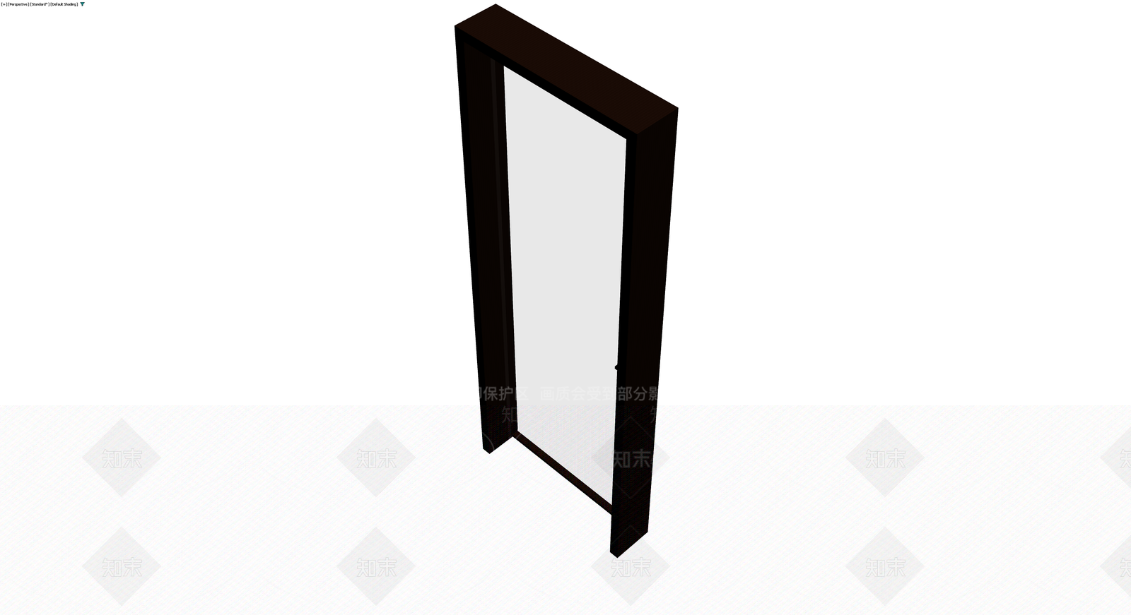 深框白色成品门体3D模型下载【ID:1229890954】