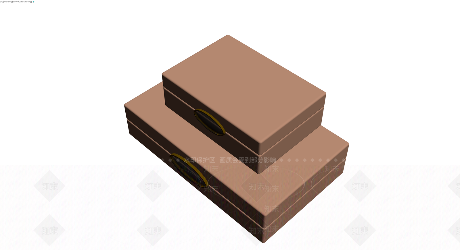 双层收纳盒组合3D模型下载【ID:1230614637】