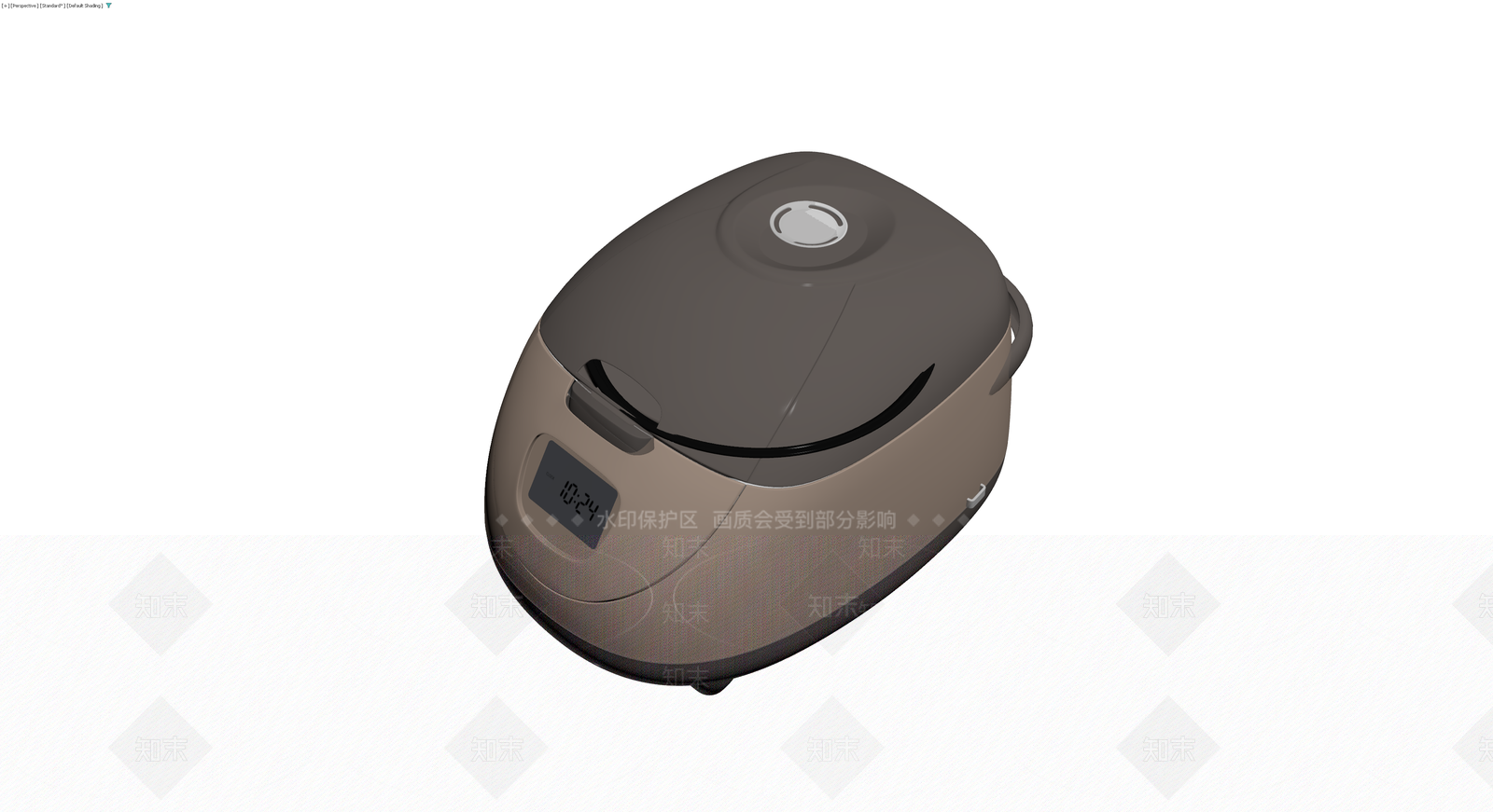 灰模电饭煲模型3D模型下载【ID:1229938573】
