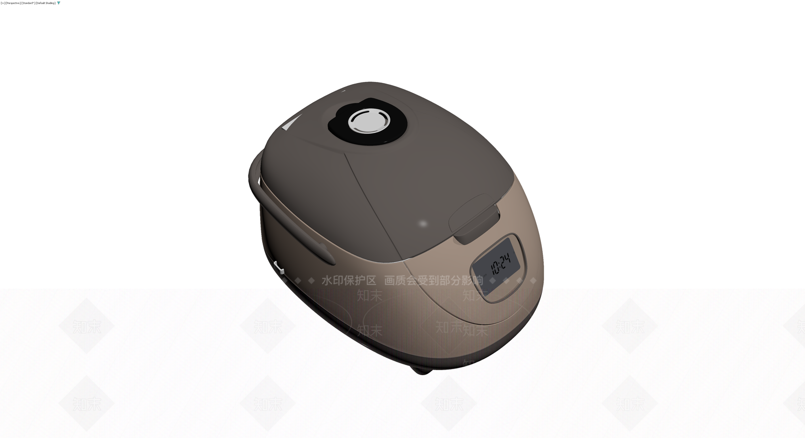 灰模电饭煲模型3D模型下载【ID:1229938573】