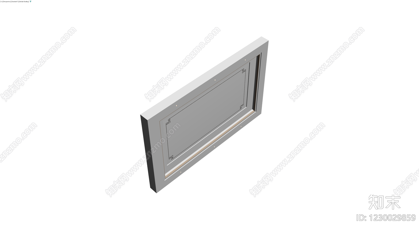 装饰边框面板模型3D模型下载【ID:1230029859】