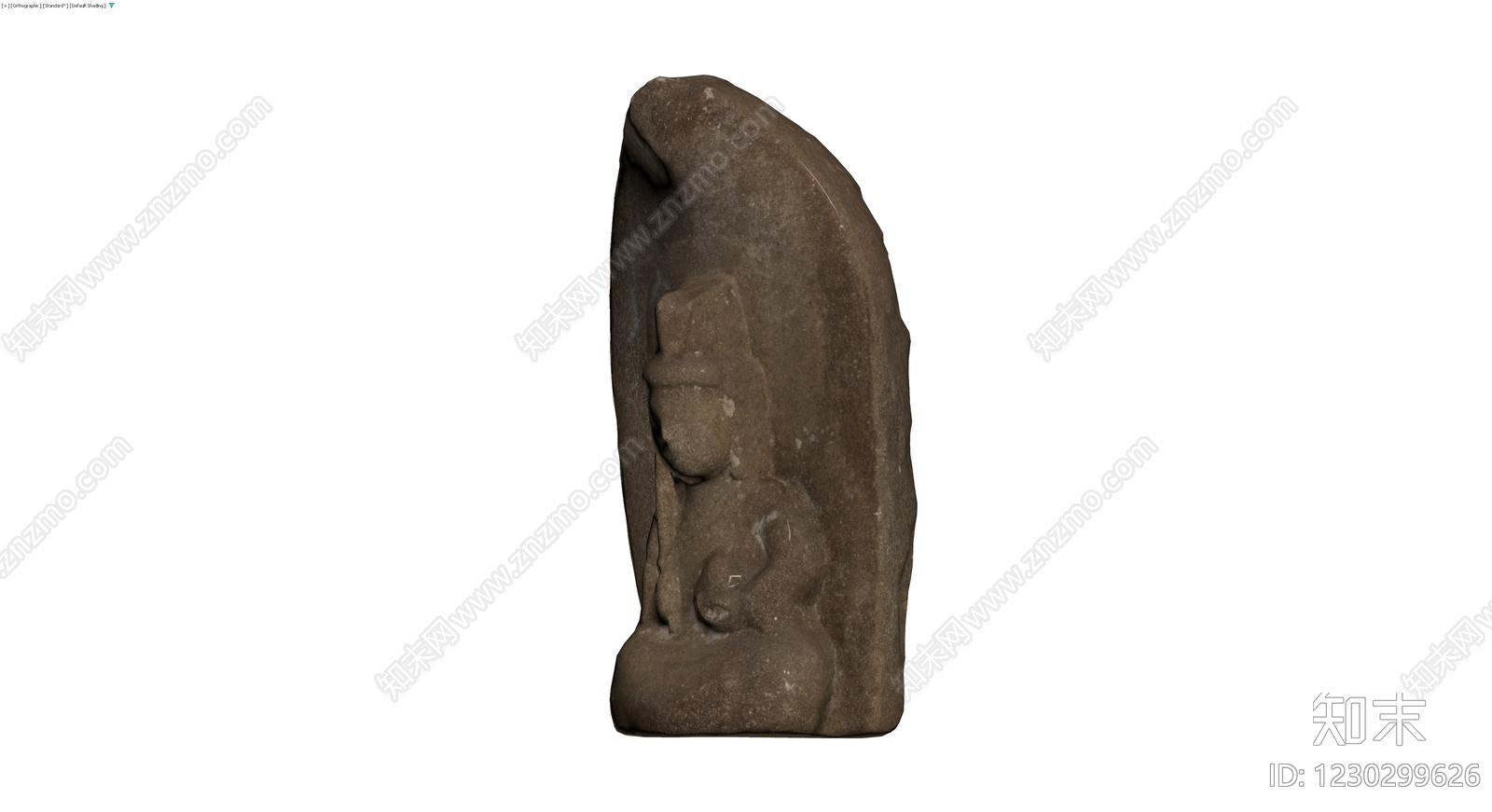石质人物浮雕摆件3D模型下载【ID:1230299626】
