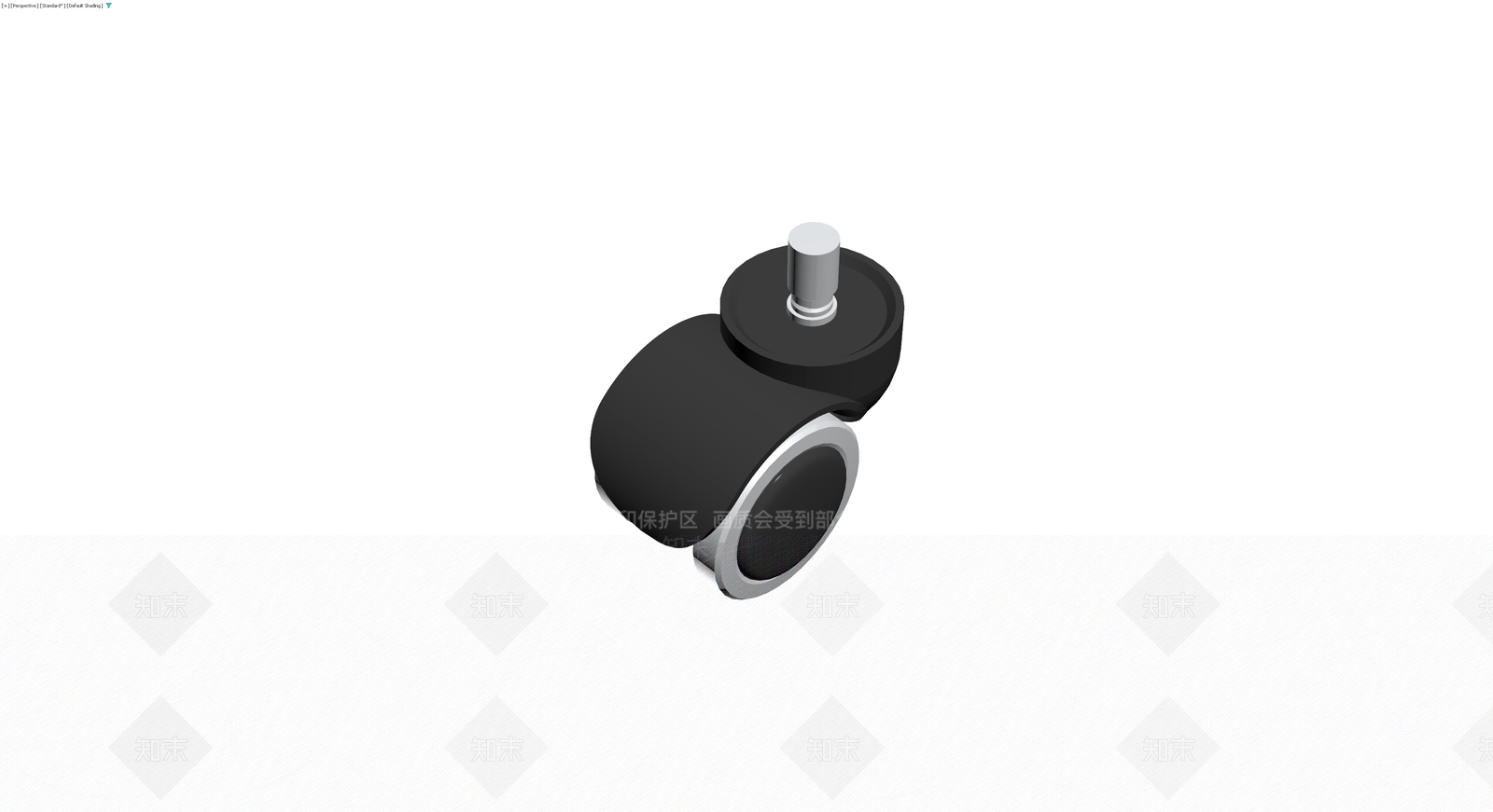 带刹车脚轮组件3D模型下载【ID:1229952362】