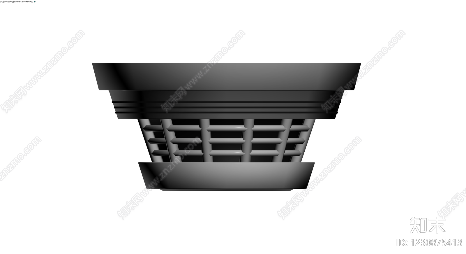 八角形围栏组件3D模型下载【ID:1230875413】