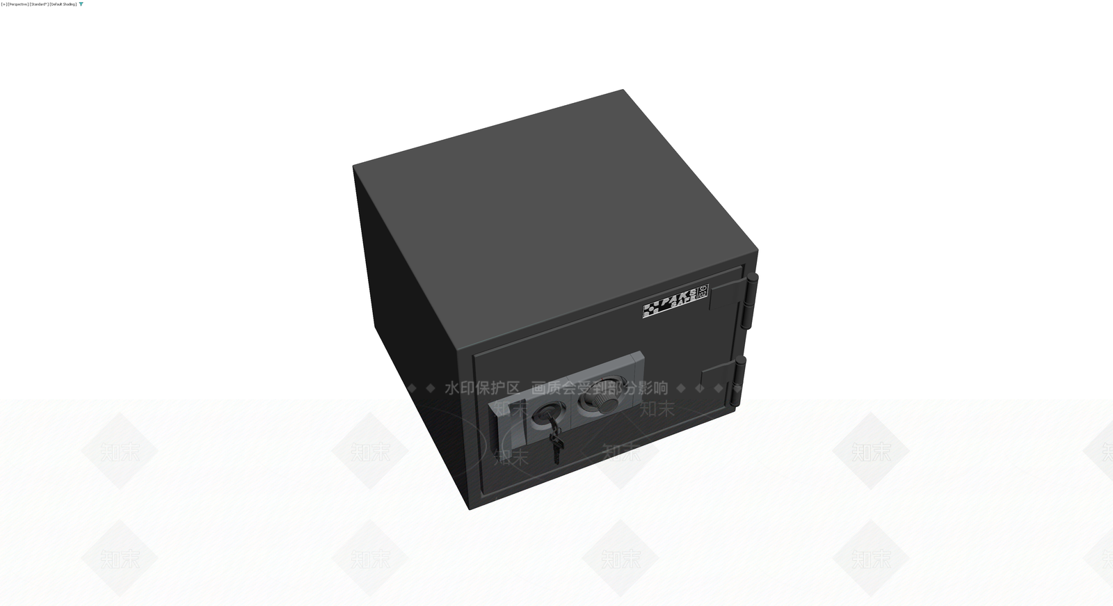 PAKS保险柜组合锁具3D模型下载【ID:1229900577】