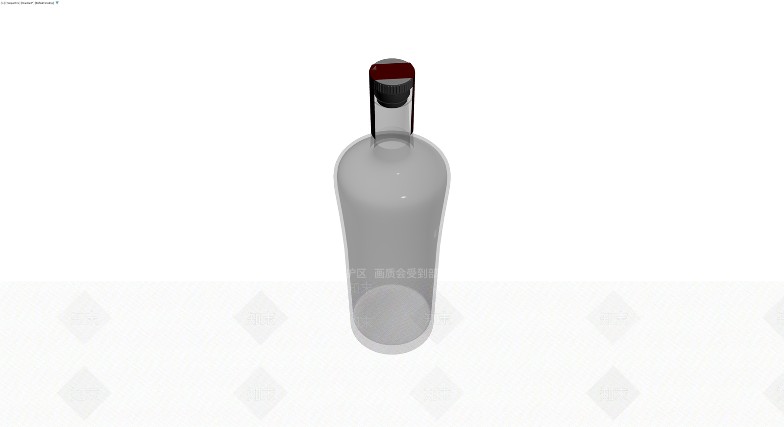 灰模带密封条酒瓶3D模型下载【ID:1230146322】