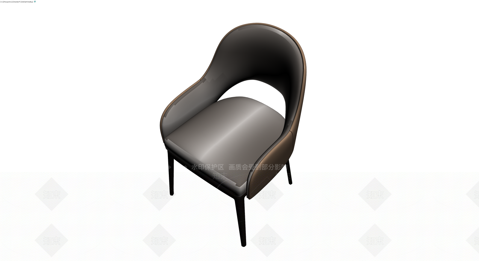 现代风格软包餐椅3D模型下载【ID:1230639932】