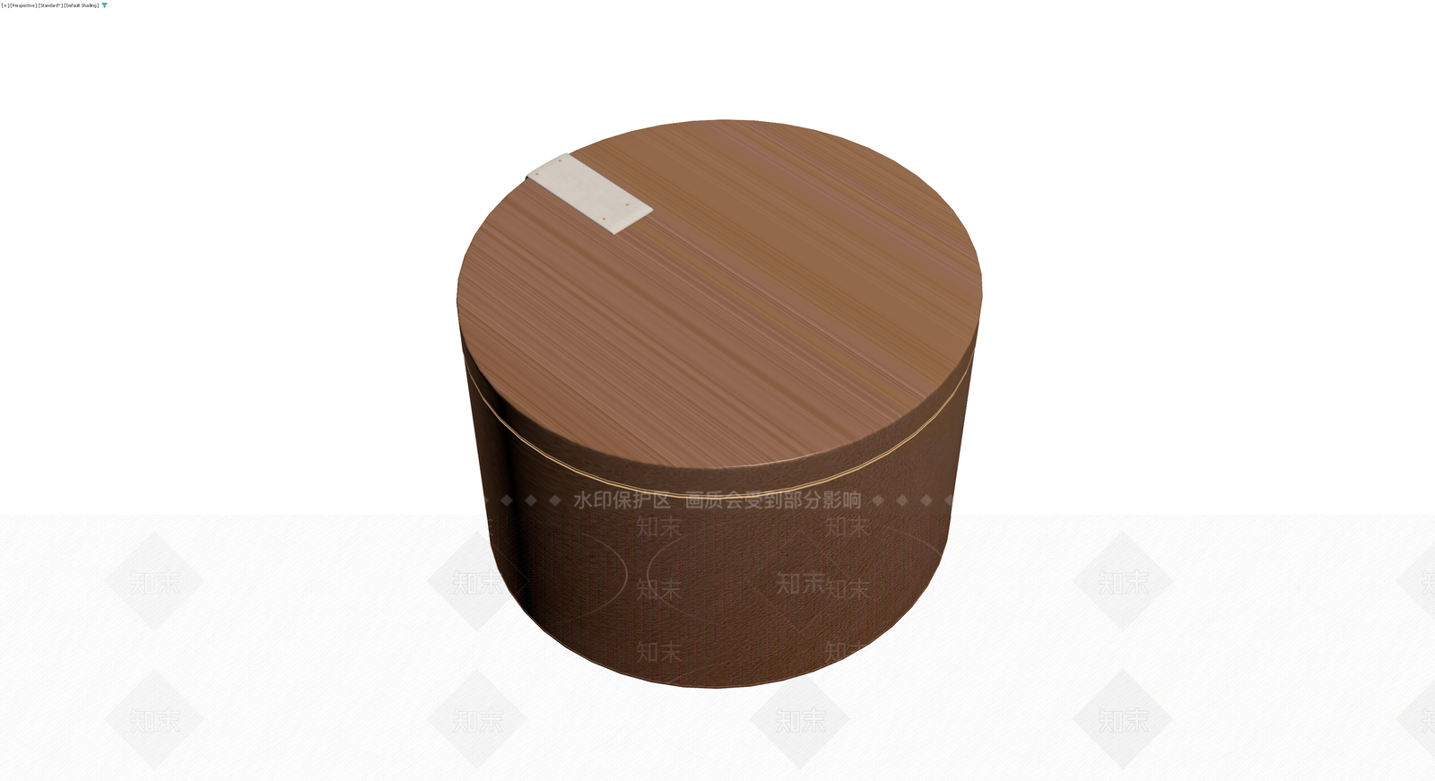 Chapeau品牌圆柱形收纳盒3D模型下载【ID:1229613464】