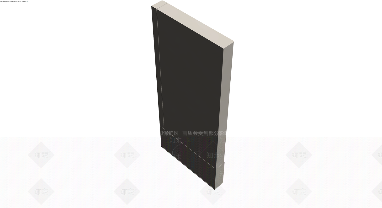 建筑标识立牌3D模型下载【ID:1230356168】