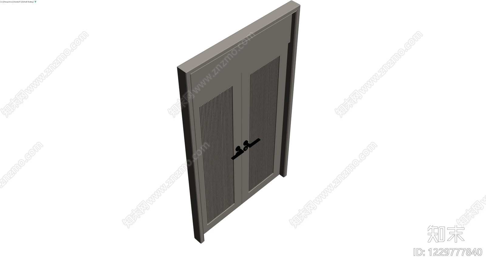 双开门体组件（灰模）3D模型下载【ID:1229777840】