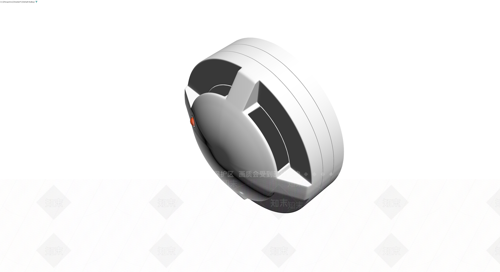 白色圆形旋钮组件3D模型下载【ID:1230591090】
