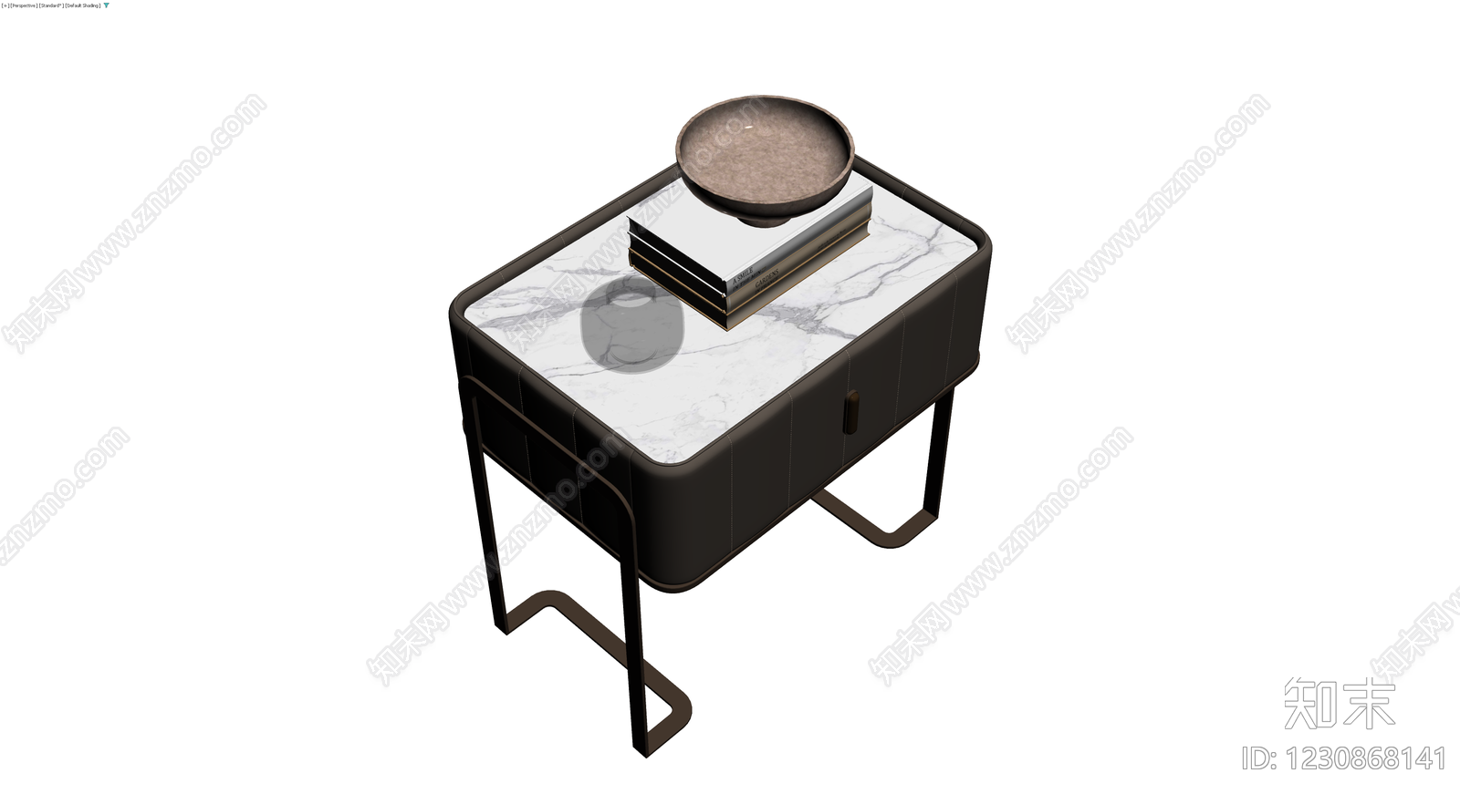 大理石边几组合3D模型下载【ID:1230868141】