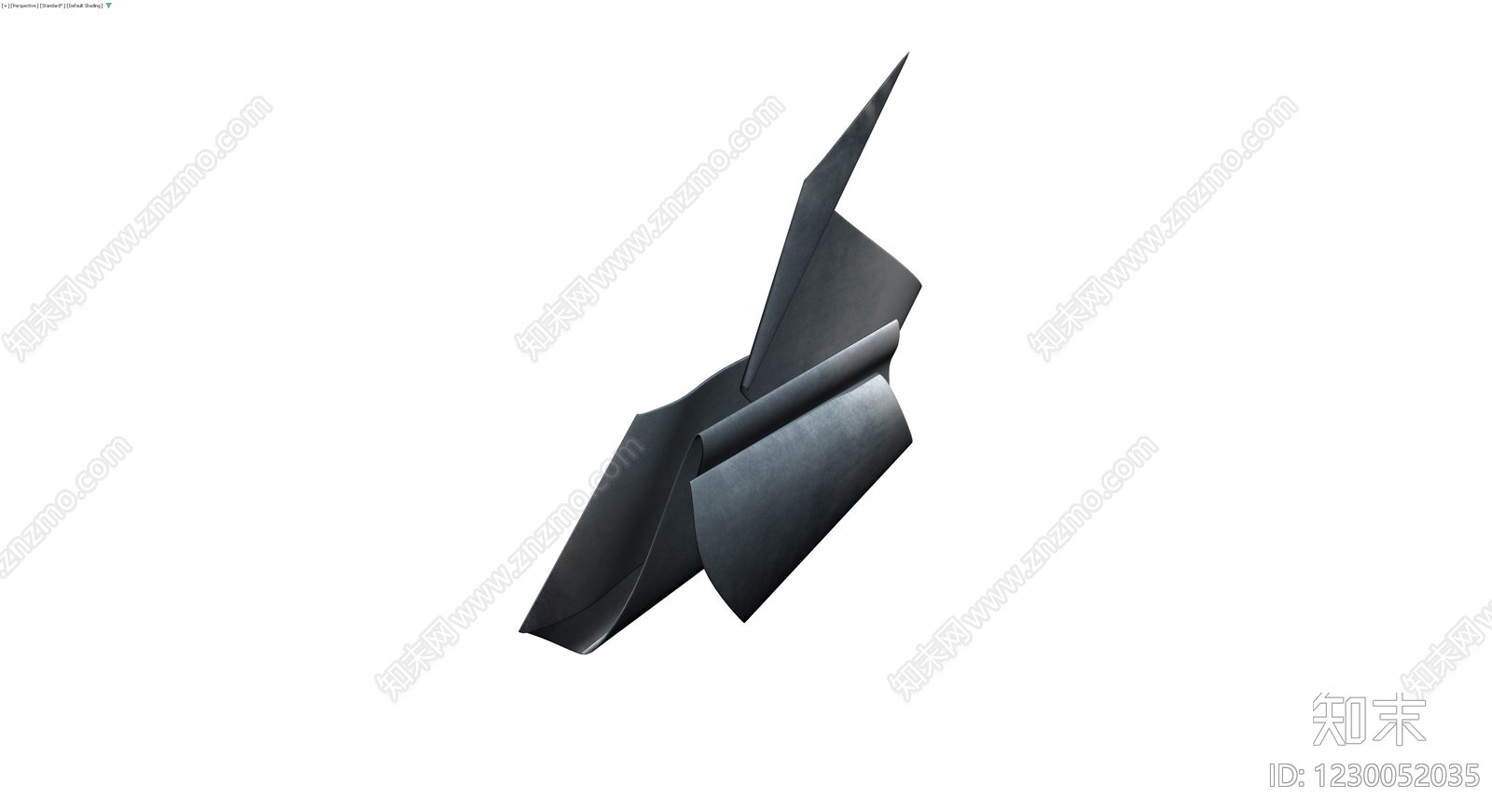 抽象金属雕塑/装饰摆件3D模型下载【ID:1230052035】