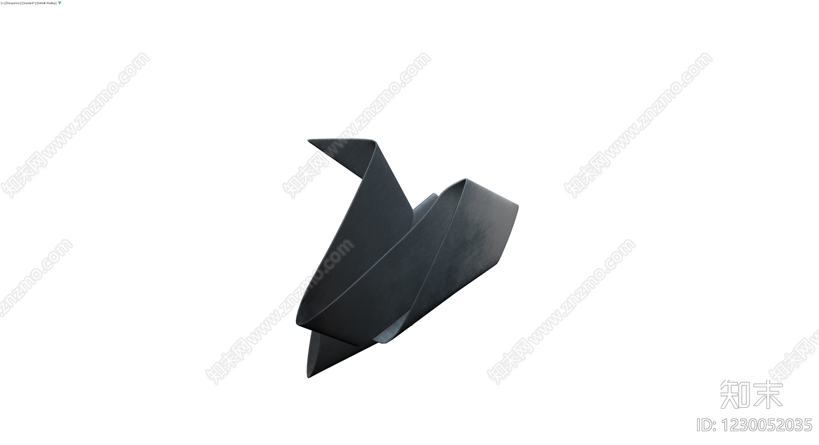 抽象金属雕塑/装饰摆件3D模型下载【ID:1230052035】