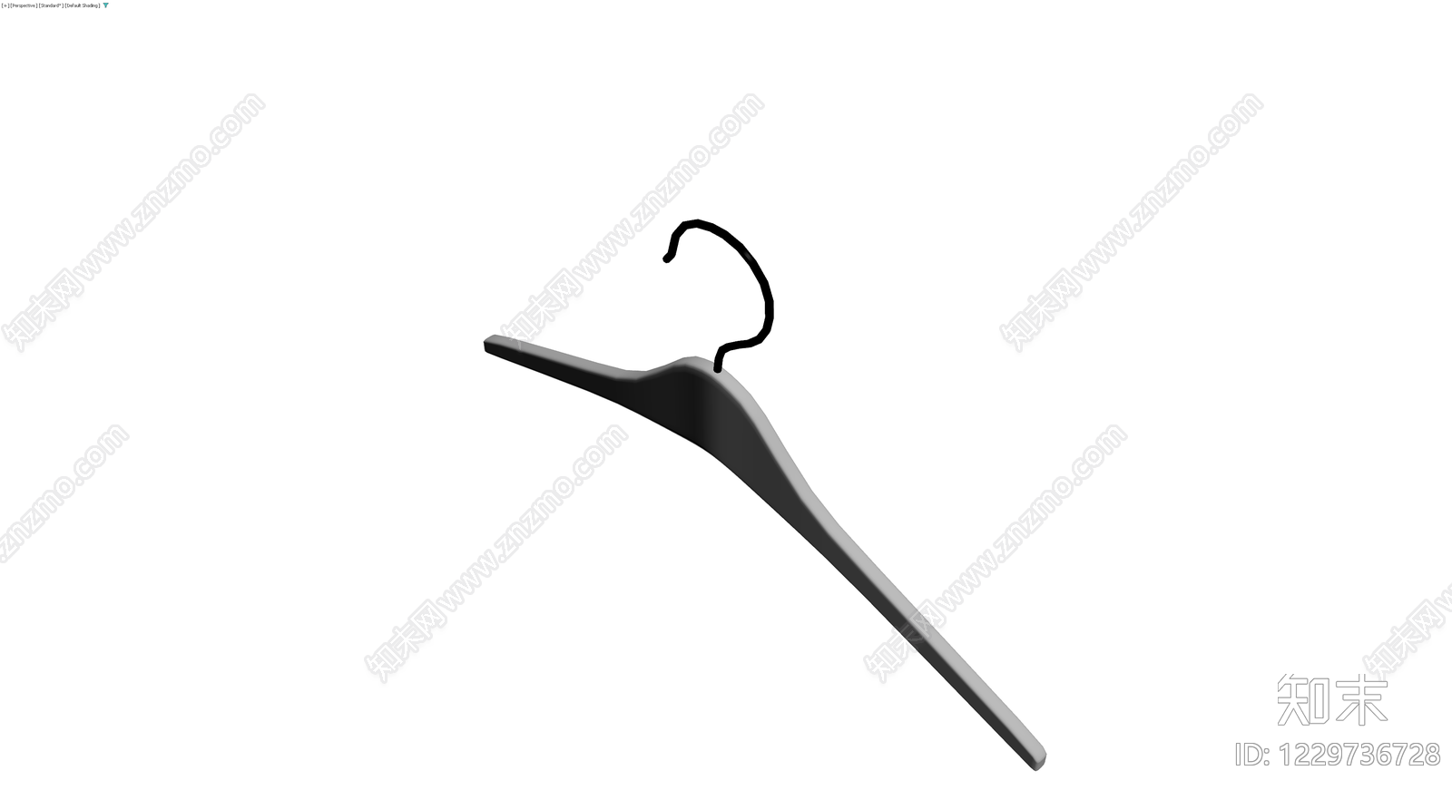 灰色衣架模型3D模型下载【ID:1229736728】