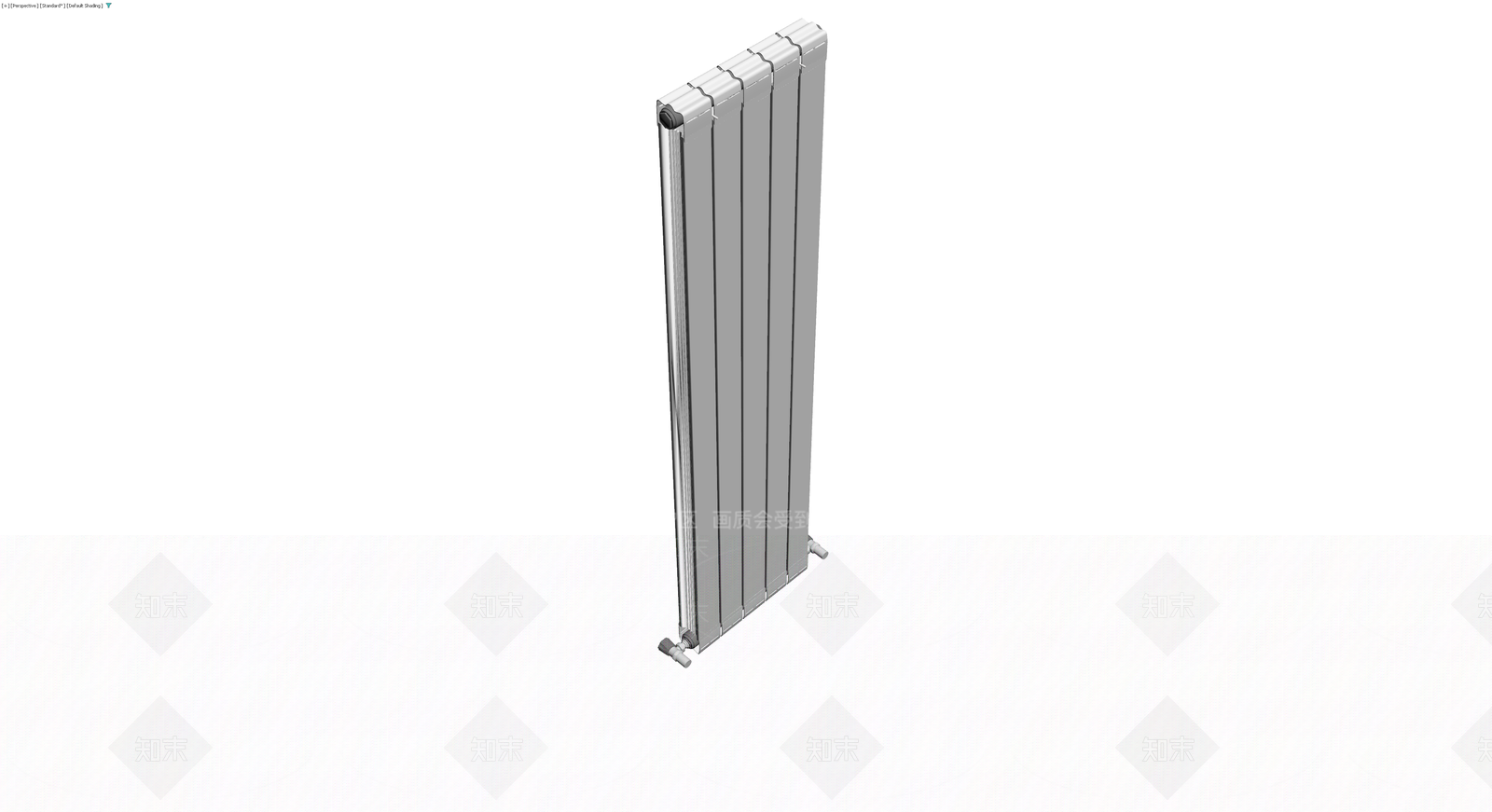 白色五柱暖气片组件3D模型下载【ID:1229924662】