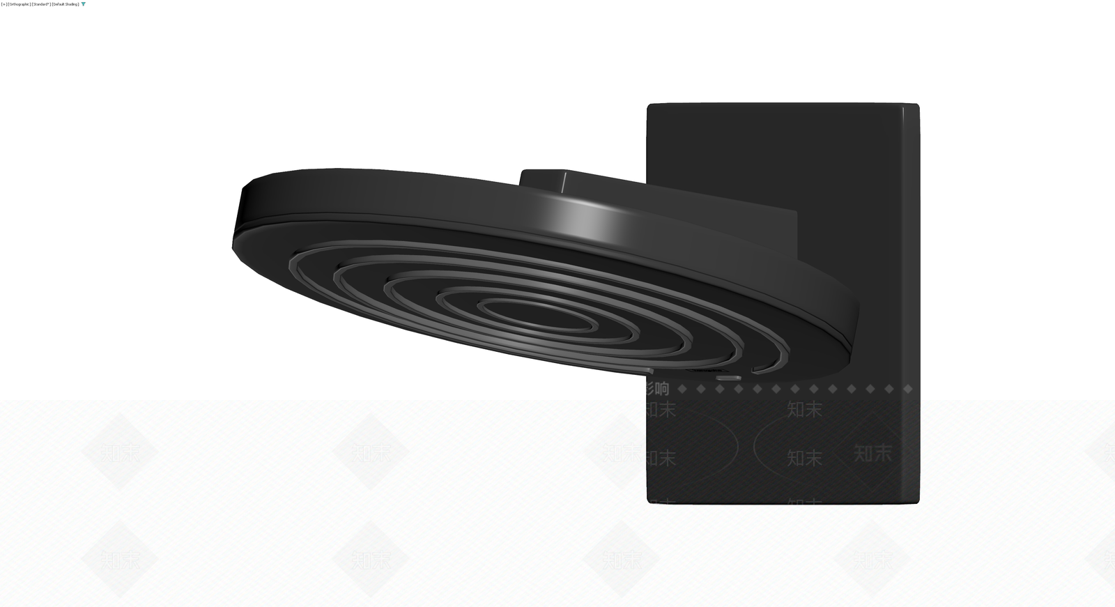 黑色壁灯灯具模型3D模型下载【ID:1229892435】